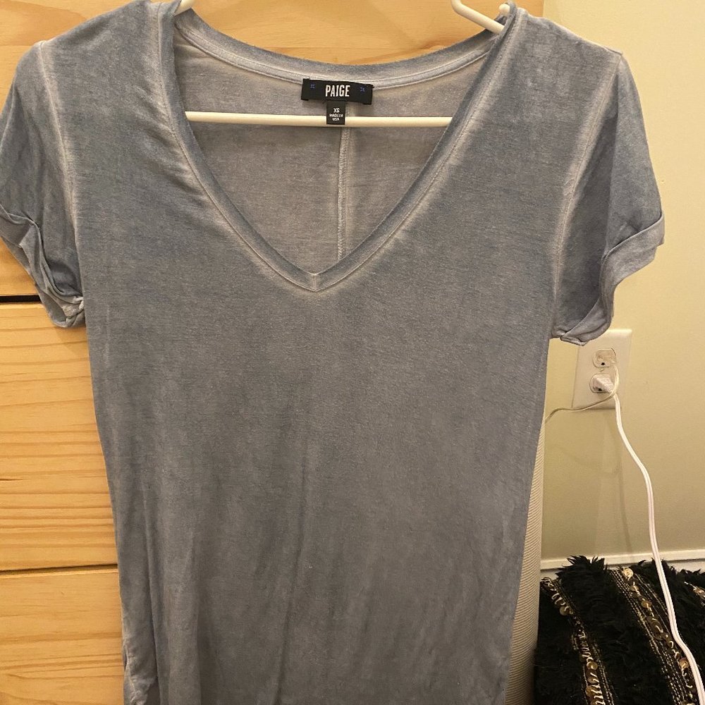 PAIGE grey/blue faded tshirt XS